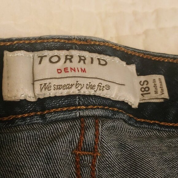 Torrid Jeans Denim We Swear By The Fit Blue Women's Size 18S - Picture 5 of 7